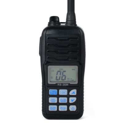HYS VHF Handheld Marine Portable Radio with LED Flashlight, Waterproof Handheld 2-Way VHF Marine Radio