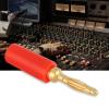 20 Pcs Banana Socket, Mixed, Speaker Banana Plug Banana Plug 2mm Coloured Banana Plug Color Speaker Terminal Binding Post Banana Plug Jack Socket Test Probes Connector, 2mm Panel view 2
