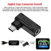 NFHK 140W 100W DC Jack 6.0x1.4mm Input to USB-C Type-C Angled 90 Degree Power Plug Charge Adapter for Laptop Phone view 3