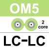 5M OM5 LC to LC Fiber Patch Cable, 1G/10G/40G/100G Multimode Fiber Jumper, WDM Technology, Duplex LC-LC UPC, MMF 50/125um, 850nm, LSZH, for SFP Transceiver, Networks, Green, 5 Meter(16.4ft) view 4