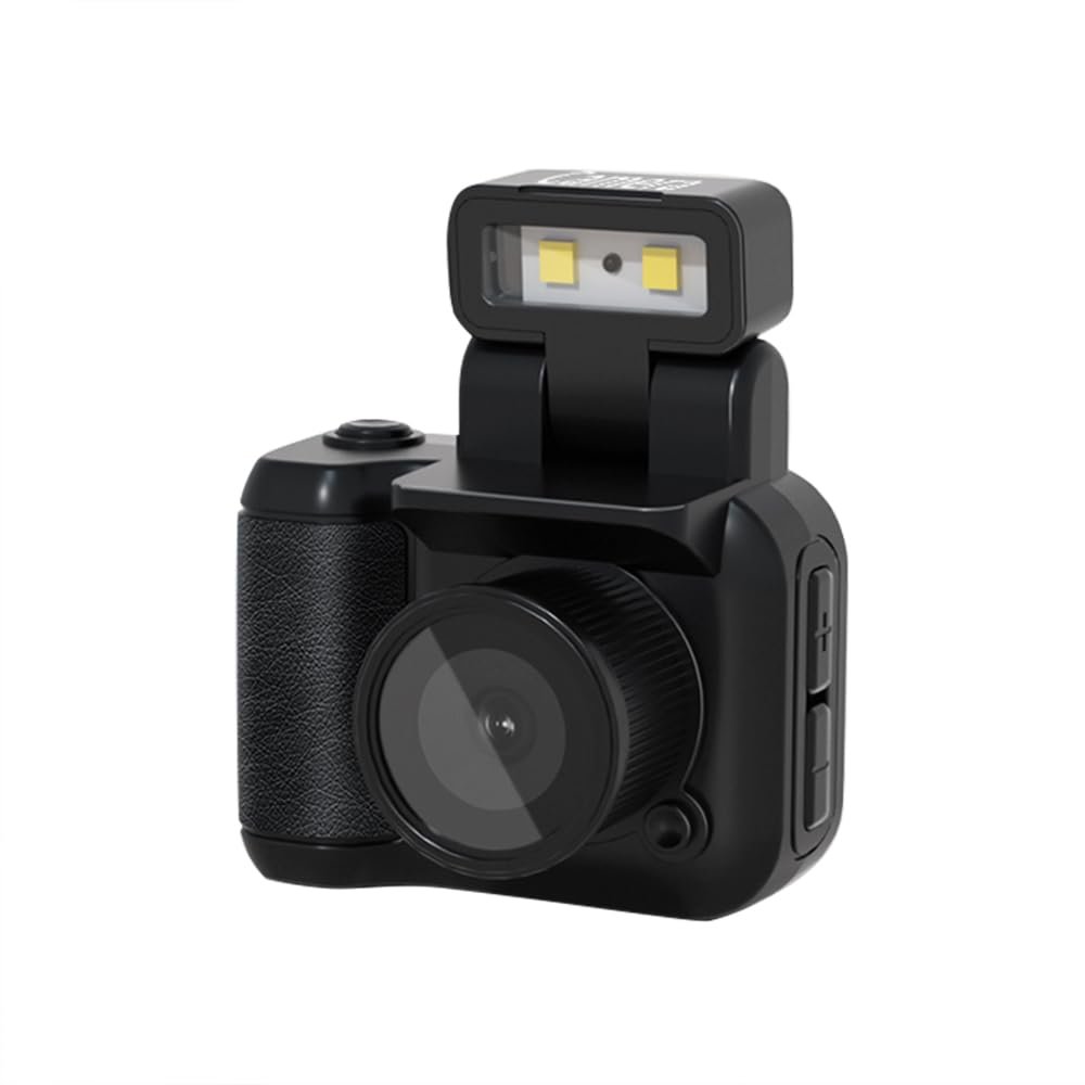 Camnoon 1080P Mini Digital Camera Digital Video Camera with 1.44 Inch Screen 90 Rotatable Flash Built-in 6 Filters Battery Birthday Festival Gift for Tees Students