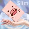 AIRWEE Case for Samsung Galaxy Tab A9+ Plus 11'', Adjustable Stand Galaxy Tab A9 Plus Case, PU Leather Cover with Auto Sleep/Wake for Galaxy Tab A9+/ A9 Plus SM-X210/X216/X218 Case, Cute Pink Pig view 4