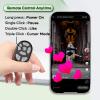RIGENO Remote Control Scrolling Ring for Tiktok, Bluetooth Camera Shutter Remote Clicker, Smart Ring with Holder, Page Turner for Kindle App, ipad, iPhone, iOS, Android(Pink), Standard view 4