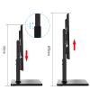 ELUKHT TV Stand Mount, Height Adjustable Table Top TV Stand, Tabletop TV Base with Adjustable Left and Right Holes, Fits 32-60 Inch Low Profile TVs view 4