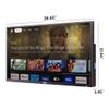 SYLVOX Outdoor TV, Smart QLED TV 43 inch, Weatherproof Outdoor TVs Support Google Assistant, 4K UHD, Wide Viewing Angle, IP55 Waterproof, 1000 Nits Partial Sun QLED Television(2024 Model) view 2