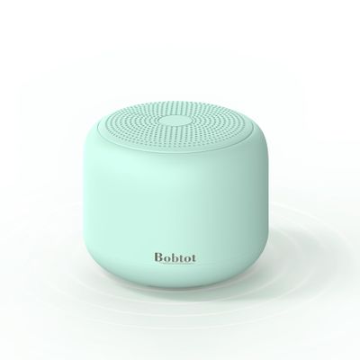 Bobtot Portable Bluetooth Speakers with Strap Easy to Carry, Wireless IPX5 Waterproof Mini Speaker with Loud Stereo Sound, 20 Hours Playtime, Rechargeable Battery, Built-in Microphone, Green