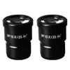 JOEBO Microscope Kit 1 Pair 10X Widefield Scale Microscope Eyepiece Professional Stereo Microscope Eyepiece for Binocular Trinocular Microscopio Part Microscope Lens Adapters view 1