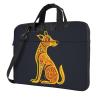 BTCOWZRV Orange Dog Laptop Bag 13 inch Laptop Messenger Shoulder Bag Travel Computer Bag for Women Men view 1