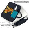 BTCOWZRV Orange Dog Laptop Bag 13 inch Laptop Messenger Shoulder Bag Travel Computer Bag for Women Men view 3