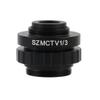 JOEBO Microscope Kit 0.35X 0.5X C Mount Lens Adapter SZMCTV1/2 1/3 1X for Simul Trinocular Stereo Microscope Microscope Lens Adapters (Color : SZMCTV 1-2 and 1-3) view 2