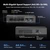 6 Port 2.5G Managed Switch, 4 x 2.5Gbps Base-T Ports and 2 x 10G SFP+ Slot, Support LACP/QOS/VLAN/IGMP, Mini Metal Fanless YuLinca 2.5Gb Easy Web Wallmount Switch view 3