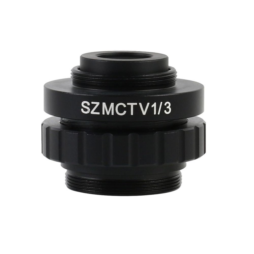 JOEBO Microscope Kit 0.35X 0.5X C Mount Lens Adapter SZMCTV1/2 1/3 1X for Simul Trinocular Stereo Microscope Microscope Lens Adapters (Color : SZMCTV 1-3)