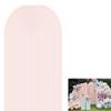 2D Printed Ripples Party Arch Covers Arched Backdrop Cover Stretchy Cover for Party Decoration Round Top Frame Spandex Cover (Light Pink459,6.5x3.3ft) view 1