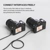 16ft USB-C to USB-C Camera Tethering Cable  Fast Type-C Data Transfer Cable for DSLR Cameras and Computers, Wide Compatibility with Canon EOS R/R5/R6 II, Sony A7M3/A7M4/R4, Nikon Z5/Z6/Z7, FujiXT5 view 2
