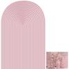 2D Printed Ripple Party Arch Cover Curved Top Backdrop Stretchy Spandex for Party Decoration,Elastic Washable Fabric (Pink,6.5x3.3ft) view 1