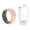GOWENIC Optimized Health & Fitness Smart Ring with Heart Rate Monitor, IP68 Activity Tracker for Sleep Monitoring, 7-Day Battery Life, Gold Color (US Size 9) view 2