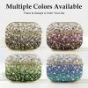 YOUULAR Protective Case for Airpods Pro Generation with Rhinestones, Glitter Rhinestone Diamond Cover Anti-Slip Anti-Scratch Case for Women and Girls Gradient Black view 3