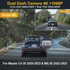 Fitcamx Front 4K+Rear 1080P Dash Cam Adapts for Mazda CX-30 2020-2023 & MX-30 EV 2022-2023 Select Premium Turbo Carbon(Has Sunroof), OEM Look, Dual Loop Recording, WiFi&APP, Parking Sensor, 128GB Card view 3