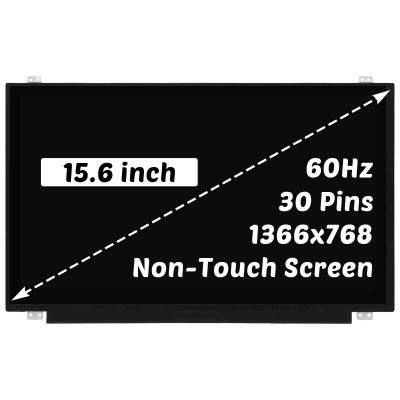 Replacement for Dell Inspiron 15 5577 Gaming 5543 5555 5565 5570 7548 5545 5547 5548 LCD Screen P57F P57F003 1920x1080 15.6 inch 30 Pins 60Hz LED Display Digitizer Panel (for Non-Touch Screen Only)