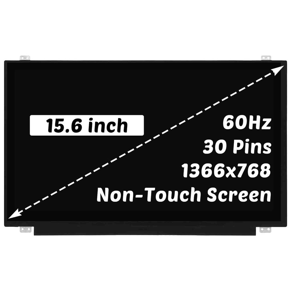 Replacement for Dell Inspiron 15 5577 Gaming 5543 5555 5565 5570 7548 5545 5547 5548 LCD Screen P57F P57F003 1920x1080 15.6 inch 30 Pins 60Hz LED Display Digitizer Panel (for Non-Touch Screen Only)