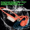 AYI Swim Headphones True Bone Conduction Open Ear Headset LED Screen Power Indicator Underwater MP3 Player Built-in 32G Memory IP68 Waterproof Bluetooth Earphone for Sport Running-S10 Red view 4