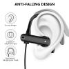 3.5mm Wired Headphones Over Ear Buds for School Earhook Wrap Around Corded Plug in Earphones Sport Running Workout Gym Earbuds Microphone for iPhone 6 6s Samsung/Galaxy A14 MP3 MP4 PC Laptop Computer view 2