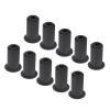 Cable Routing Kit, 10pcs Silicone Wall Grommet Feed Through Bushings for 0.75in Cable, Antenna Guard, Indoor & Outdoor Use (Black) view 1