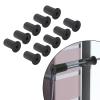 Cable Routing Kit, 10pcs Silicone Wall Grommet Feed Through Bushings for 0.75in Cable, Antenna Guard, Indoor & Outdoor Use (Black) view 4