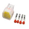 1 Set 4 Pin Way Male Female FW-C-4M-B FW-C-4F-B Electric Throttle Speed Regulation Switch Auto Connector (Color : Female set) view 1