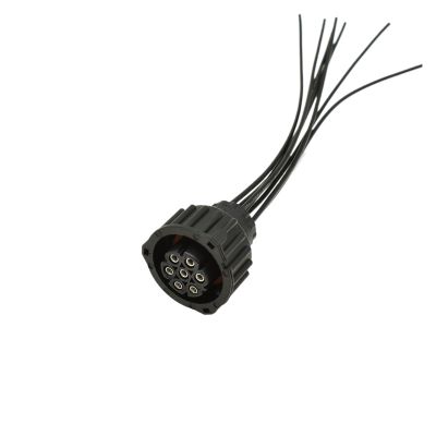 1 Set 7 Pin Tyco Amp 1.5 Mm BU-STE KPL Circular Din Housing Male Female Connector 968421-1 967650-1 1718230-1 with Cable Sheath (Color : Female with wire)