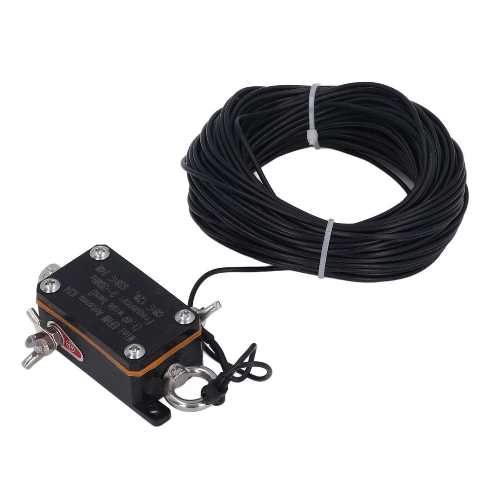 Zunate Portable HF End Fed Antenna, 1:49 Balun Short Pocket End Fed Radio Antenna, 330MHz FE8 CW SSB End Fed Half Antenna, PVC End Fed Radio Antenna for Outdoor, Zunate3qd801wkm2