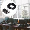 Zunate Portable HF End Fed Antenna, 1:49 Balun Short Pocket End Fed Radio Antenna, 330MHz FE8 CW SSB End Fed Half Antenna, PVC End Fed Radio Antenna for Outdoor, Zunate3qd801wkm2 view 2