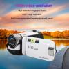 Zunate Mini 16MP Handheld Video Camcorder, 16X Digital Zoom 1080P Photos Vlogging Camera with 2.7 Inch LCD Screen, Anti Shake, Timer Selfies and Continuous for Travel (US Plug) view 3