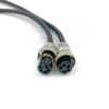BOUUNCIY 19.69 ft GX16 5 Pin Double Female Head Aviation Cordset, GX16 5Pins Female to Female Connector Electrical Cable Panel Mount Circular Metal Aviation Adapter Cordset for Ships 20AWG (6meter) view 1
