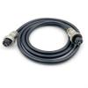 BOUUNCIY 19.69 ft GX16 5 Pin Double Female Head Aviation Cordset, GX16 5Pins Female to Female Connector Electrical Cable Panel Mount Circular Metal Aviation Adapter Cordset for Ships 20AWG (6meter) view 2