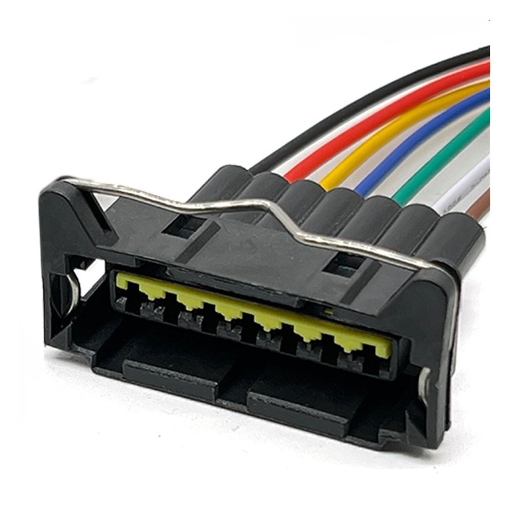 automotive electrical connectors 7 Pin Sealed 3.5mm Sen/;sor pl;/ug Wiring Harness W*a/te*r/pr*o/o*f Male Female Housing Adapter Plastic Car Auto Connector 1111700735GC001(7Pin Female,10 Pcs)