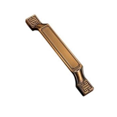 ZYJGXYgzq Vintage Cabinet Handles Pulls,Drawer pulls, Kitchen s Wardrobe Retro Furniture Bathroom Hardware Cupboard Pull 155mm Overall Length Antique(Color:Silver)(Gold) (Color : Gold)