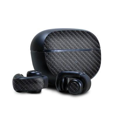 Carbon Fiber Skin Compatible with Bose Ultra Open Earbuds - Glamorous - Premium 3M Vinyl Protective Wrap Decal Cover - Easy to Apply | Crafted in The USA by MightySkins