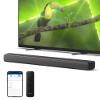 Philips B5109 SoundBar for TV, 2.0 Channel Sound, DTS Virtual:X, Dolby Digital Plus,BT LE Audio, EQ Effects,Night Mode, Easy Setup, EasyLINK, Roku TV Ready, Remote/APP Control, Darkgrey view 1