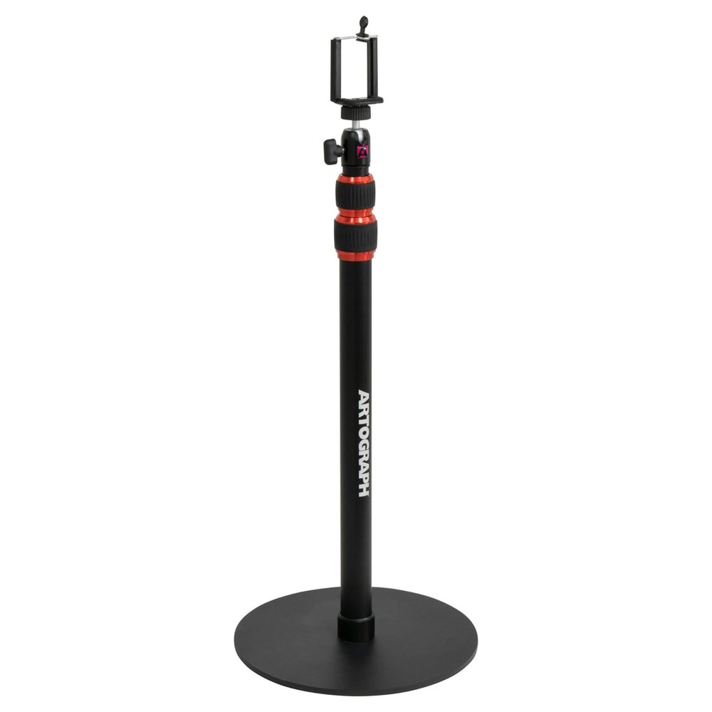 Artograph Height Adjustable Projector Stand, Art Monopod for Digital Projector, Camera, or Lights, Includes Cell Phone Holder for Smartphone