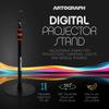 Artograph Height Adjustable Projector Stand, Art Monopod for Digital Projector, Camera, or Lights, Includes Cell Phone Holder for Smartphone view 2
