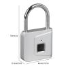Fingerprint Padlock Anti Theft Fingerprint Lock Small Password Fingerprint Lock Fingerprint for Door Lock Padlockantique Lock Security Biometric Padlock Electrico Keys Locks view 4