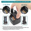 Accessoryway Replace KVC-19 Travel Car Charger Compatible with Kenwood TK-3400 TK-2200LP TK-2300VP TK2400 TK-3200L TK-3302UK NX240 NX340 Radio Charger KNB-45L KNB-63L KNB-29N Battery Charger view 4