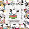 50Pcs Cartoon Cute Pochacco PET Transparent Stickers Pack Decal for Water Bottles Cup Laptop Phone Guitar Car Bike,Kid/Teen Gift JKT view 3