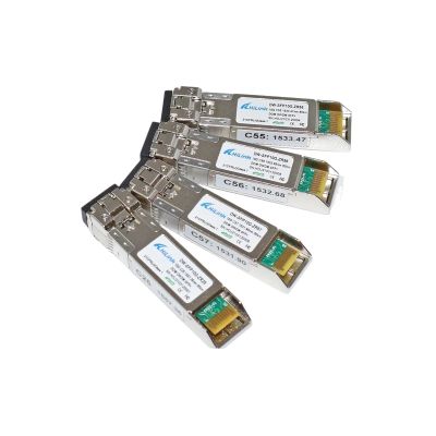 CIZVVEOC DWDM 10G ZR C17-C61 1563.86-1528.77nm DWDM 80KM SFP+ 10G Transceiver Optical