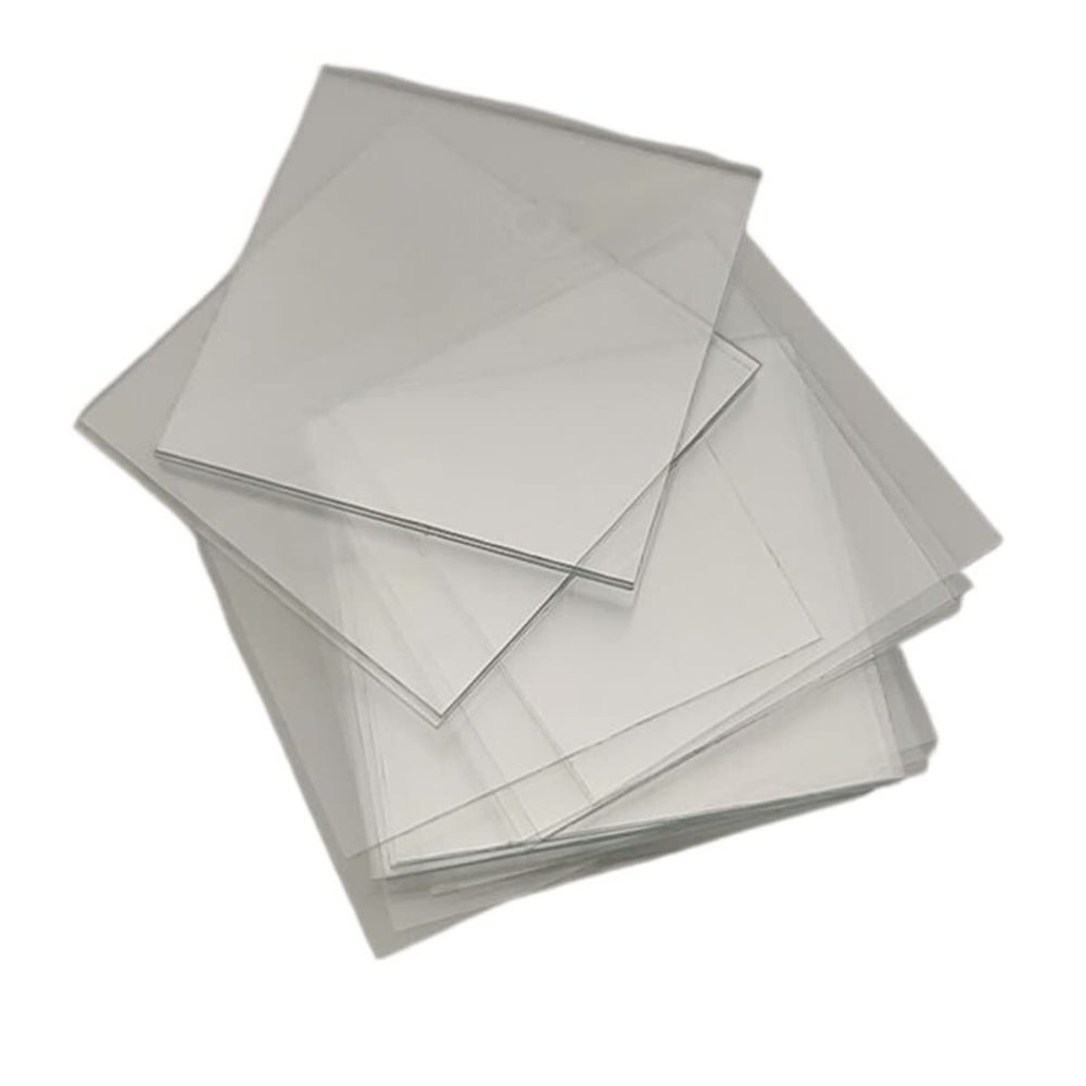 Joebo Microscope Kit 100 Pcs Transparent Square Glass Slides for Microscope Microscope Lens Adapters (Color : 24x24mm)