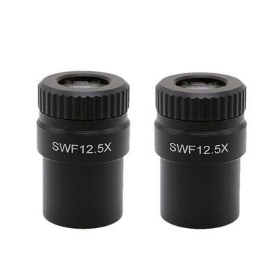 Microscope Kit Microscope Eyepiece, SWF12.5X/20mm Biological Microscope Wide-Angle Eyepiece for Optical Microscope Eyepieces, 20mm Large View 30mm Mounting Adjustable Microscope Eyepiece Microscope Le