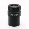 Microscope Kit Microscope Eyepiece, SWF12.5X/20mm Biological Microscope Wide-Angle Eyepiece for Optical Microscope Eyepieces, 20mm Large View 30mm Mounting Adjustable Microscope Eyepiece Microscope Le view 2