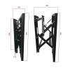 WPTGODGB Wall-Mounted Cantilever Bracket Hydraulic TV Stable Wall 86 Bracket Reinforced Telescopic TV 45 49 55 65 75 86 TV inch Hanging (Color : 75-inch) view 4
