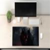 Mouse Pad - Mad Wolf Gaming Desk Mat - Large Desk Pad - Extend Gaming Mouse Pad Wolf Themed Office Desk pad (31.5x11.8in) view 2